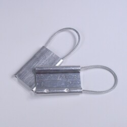 Scellés de Sécurité PLAKET - Câble Acier Galvanisé - 230 mm - Par 25