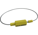 Scellés de Sécurité - Câble ABS/Acier 320mm - 25 unités  - Vert