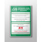 Panneau consignes sécurité - Espace d'attente sécurisé - 200x300 mm - PVC