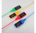 Scellés de Sécurité plastique SEALTEC - 100 ex - Norme 10/2011 EU  - Vert - 205 mm