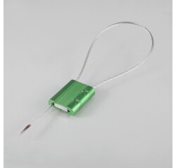 Scellés de Sécurité à Câble TECSEAL - Aluminium - Lot de 25  - Vert - 1 -