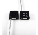 Scellés de Sécurité à Câble TECSEAL - Aluminium - Lot de 25  - Noir - 1 -