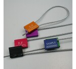 Scellés de Sécurité à Câble TECSEAL - Aluminium - Lot de 25  - Noir - 2 -