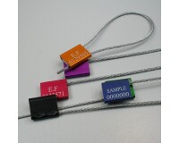 Scellés de Sécurité à Câble TECSEAL - Aluminium - Lot de 25  - Bleu - 1 -