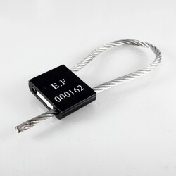 Scellés de Sécurité à Câble TECSEAL - diam.3,5 mm - Aluminium - Par 25