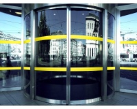 Signalisation vitrophanie - Bandes surfaces vitrées - 10m x 50mm  - Jaune