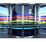 Signalisation vitrophanie - Bandes surfaces vitrées - 10m x 50mm  - Jaune