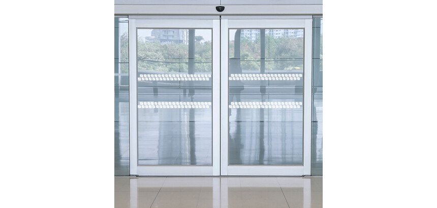 Bande de repérage MOTIF double triangle - Surfaces vitrées