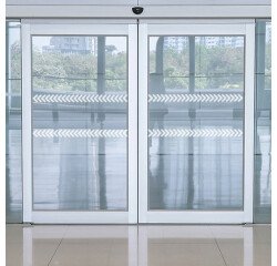 Bande de repérage MOTIF Flèches arrondies - Surfaces vitrées