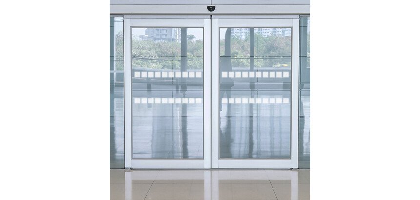 Bande de repérage MOTIF carré blanc- Surfaces vitrées