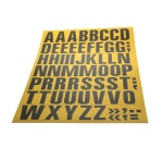 Set Lettres magnétiques A à Z - Matériau magnétique