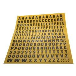 Set Lettres magnétiques A à Z - Matériau magnétique