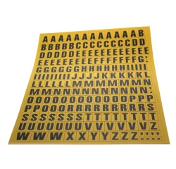 Set Lettres magnétiques A à Z - Matériau magnétique