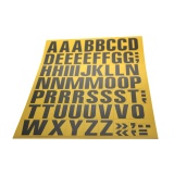 Set Lettres magnétiques A à Z - Matériau magnétique