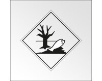 Plaque de Transport ADR - Dangereux pour l'environnement  - 300 x 300 mm - PVC
