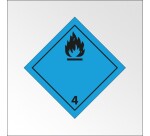 Panneau de transport - Gaz inflammable au contact de l'eau