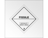 Signalisation de transport normalisée ADR - Danger classe 7-E