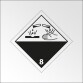 Plaque ADR - Transport Matières corrosives - Danger classe 8