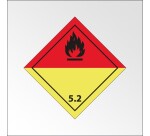 Plaque de Transport ADR 5.2 - Peroxydes organiques - Norme ADR