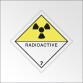 Plaque ADR - Transport Matières radioactives - Danger classe 7  - 100 x 100 mm - PVC