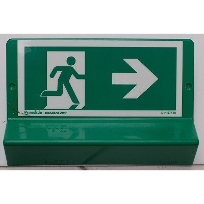 Plaque braille – Issue de secours droite/gauche – Signalétique