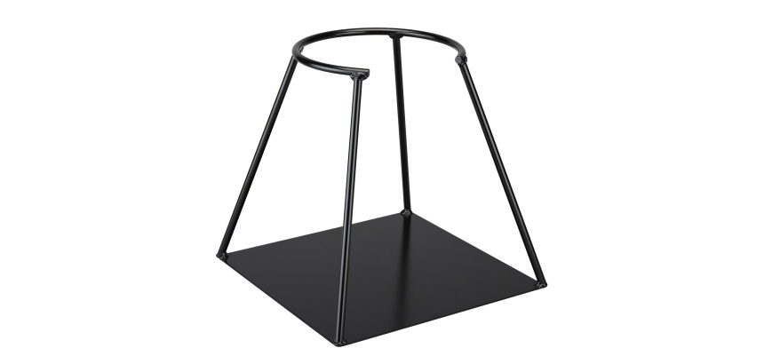 Support - Pied pour extincteur, 3 modèles - Acier 20/10