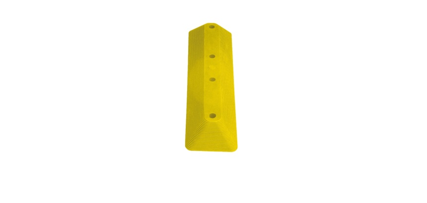Séparateur de voies - Usage polyvalent - 600 x 150 x 70 mm  - Noir