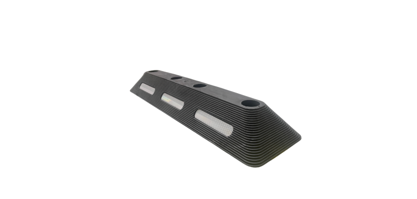 Séparateur de voies - Usage polyvalent - 600 x 150 x 70 mm  - Noir