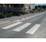 Séparateur de voies - Usage polyvalent - 600 x 150 x 70 mm  - Jaune