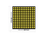 Tapis antifatigue 50 x 50 cm - Jaune/noir