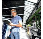 Visière de protection - Plastique Haute Qualité - Taille Réglable