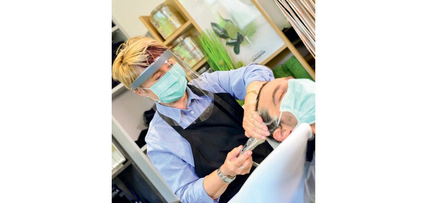 Visière réglable - Protection antireflets - Plastique - 5 ex