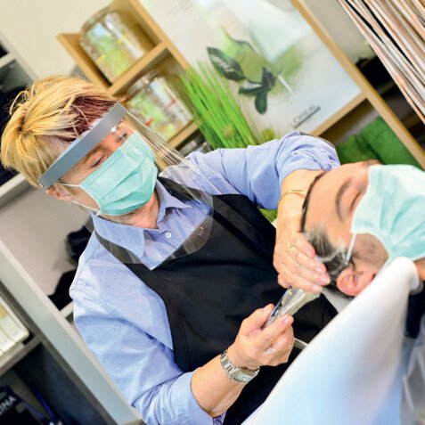 Visière réglable - Protection antireflets - Plastique - 5 ex