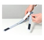 Visière réglable - Protection antireflets - Plastique - 5 ex