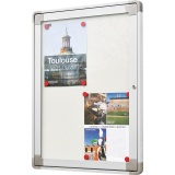 Vitrine d'Affichage Extra Plate - Extérieur - Aluminium  - 4 x A4