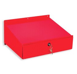 Écritoire pour documents de chaufferie en acier - 400x200x300 mm