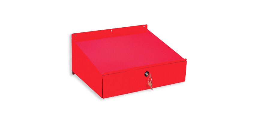 Écritoire pour documents de chaufferie en acier - 400x200x300 mm