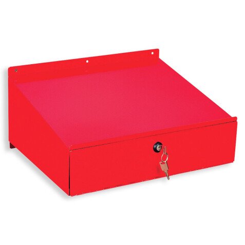 Écritoire pour documents de chaufferie en acier - 400x200x300 mm