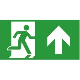 Étiquette - Sortie de secours vinyle adhesif - 200x100 mm