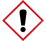 Lot d'étiquettes GHS07 - Danger - Vinyle adhésif  - 40 x 40 mm