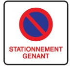 Rouleau d'Étiquettes - Stationnement gênant - 75 x 75 mm - 250 ex