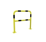Barrière de protection - Arceau de sécurité en acier - jaune/noir