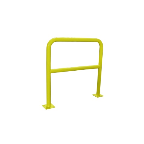 Barrière de protection - Arceau de sécurité en acier - jaune/noir
