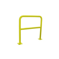 Barrière de protection - Arceau de sécurité en acier - jaune/noir