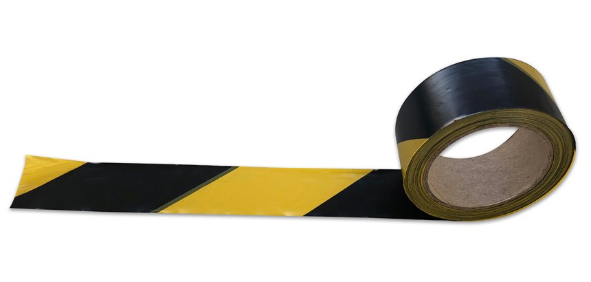 Ruban de chantier standard pour Barrière de sécurité - NF P98-465  - Jaune