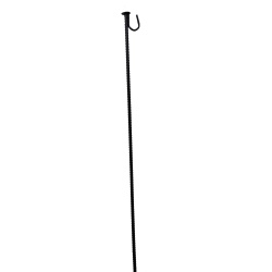 Barrière de sécurité - Piquets pour rubalise - 1200mm - Acier - Lot de 5