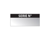 Étiquettes de Contrôle "SÉRIE N°" - Aluminium - Lot de 350 ex