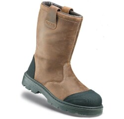Bottes sécurité fourrées - BERGEN - anti-perforation - Cuir  - 45