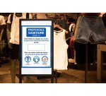 Affiche - Nombre de personnes maximum autorisées - A3 et A4 - version bleue