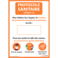 Affiche - Nombre de personnes maximum autorisées - A3 et A4 orange